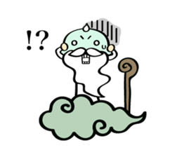 Small hermit Sticker sticker #10024984