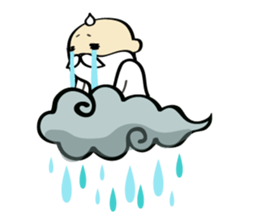 Small hermit Sticker sticker #10024991