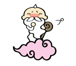 Small hermit Sticker sticker #10024998