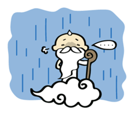 Small hermit Sticker sticker #10025006