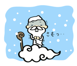 Small hermit Sticker sticker #10025007