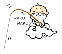 Small hermit Sticker sticker #10025016