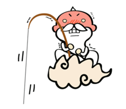 Small hermit Sticker sticker #10025017