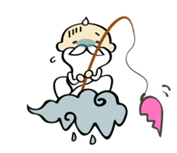 Small hermit Sticker sticker #10025021