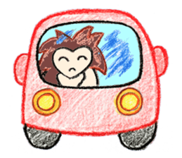 Harley of the hedgehog sticker #10024951