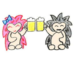Harley of the hedgehog sticker #10024959