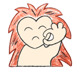 Harley of the hedgehog sticker #10024962