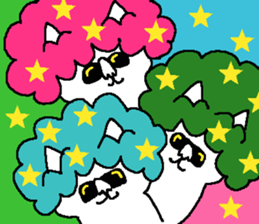 The sixth of a cat and friends sticker #10025124