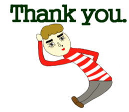 My name is OSAMU. sticker #10025264