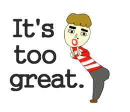 My name is OSAMU. sticker #10025270