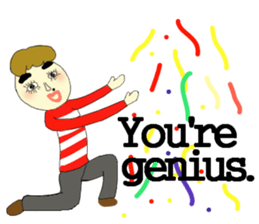 My name is OSAMU. sticker #10025272