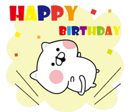 The cat which hangs down. sticker #10026220