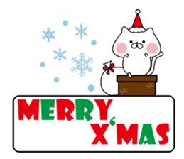 The cat which hangs down. sticker #10026222