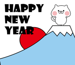 The cat which hangs down. sticker #10026223