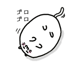 Egg cat and chick sticker #10026319