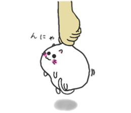 Egg cat and chick sticker #10026323