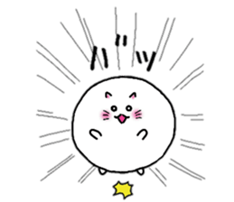 Egg cat and chick sticker #10026329