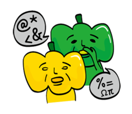 Friends of fruits and vegetables sticker #10026405
