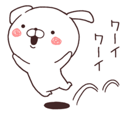 Daily Lives of cute white dogs!! sticker #10026508