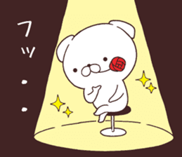 Daily Lives of cute white dogs!! sticker #10026512