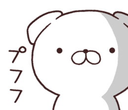 Daily Lives of cute white dogs!! sticker #10026515