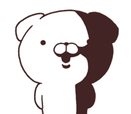 Daily Lives of cute white dogs!! sticker #10026541