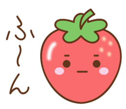 friendly strawberry sticker #10026671