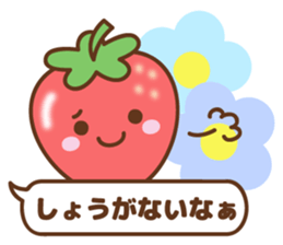 friendly strawberry sticker #10026678