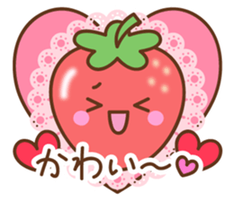 friendly strawberry sticker #10026680