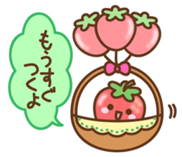friendly strawberry sticker #10026698
