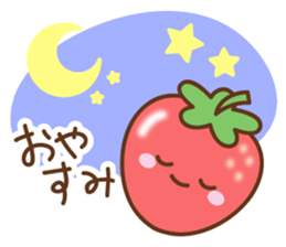 friendly strawberry sticker #10026701