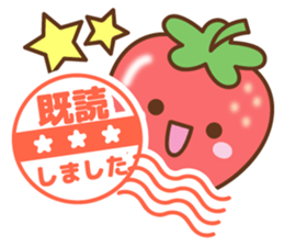 friendly strawberry sticker #10026702