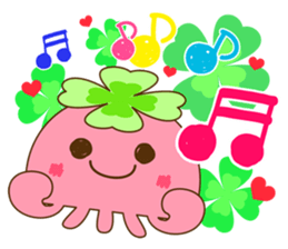 Happy jellyfish sticker #10027144