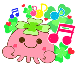 Happy jellyfish sticker #10027144