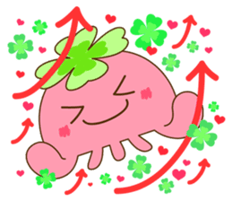 Happy jellyfish sticker #10027146