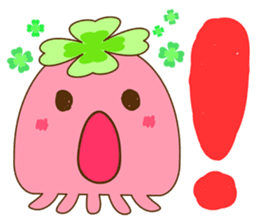 Happy jellyfish sticker #10027150