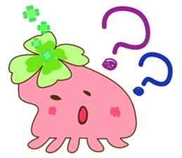 Happy jellyfish sticker #10027151