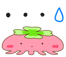 Happy jellyfish sticker #10027152