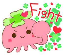 Happy jellyfish sticker #10027180