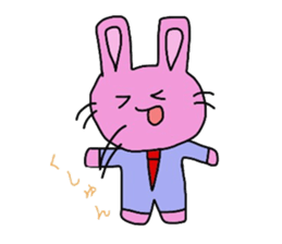 Emotions are intense rabbit. sticker #10027570
