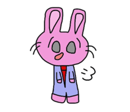 Emotions are intense rabbit. sticker #10027576