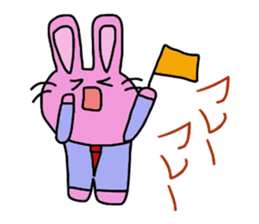 Emotions are intense rabbit. sticker #10027577