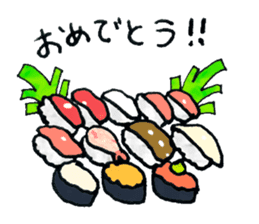 Sushi lovers! sticker #10027691