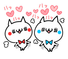 RED and BLUE NUKO sticker #10027818