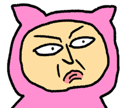 May I wear the pink cute costume? sticker #10028311