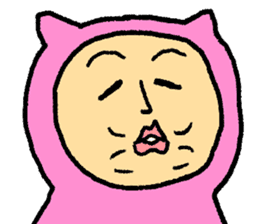May I wear the pink cute costume? sticker #10028337