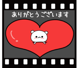 Bear's love story sticker #10028521