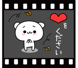 Bear's love story sticker #10028525