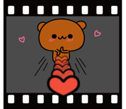 Bear's love story sticker #10028526