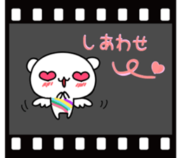 Bear's love story sticker #10028527